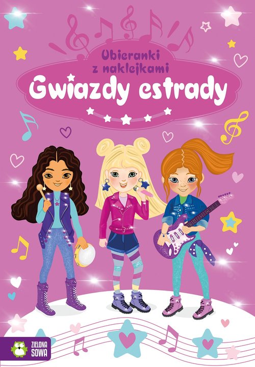 Ubieranki z naklejkami Gwiazdy estrady