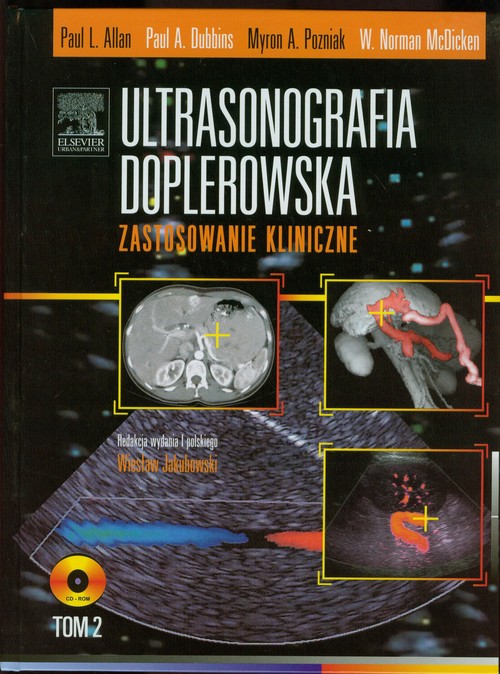Ultrasonografia doplerowska Zastosowania kliniczne Tom 2 z płytą DVD