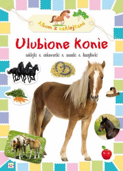 Ulubione konie Album z naklejkami