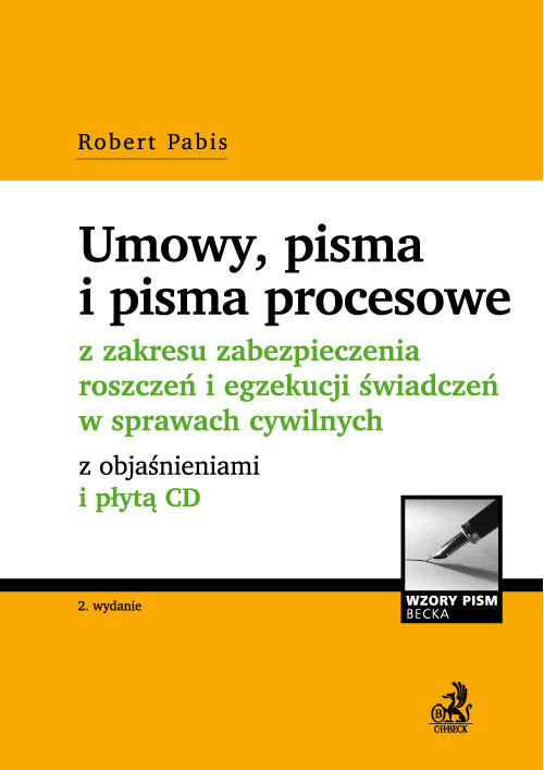 Umowy, pisma i pisma procesowe z zakresu zabezpieczenia roszczeń i egzekucji świadczeń w sprawach cy