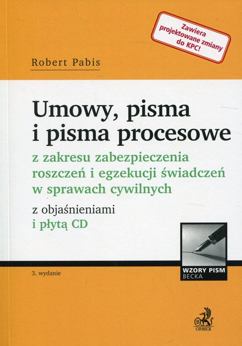 Umowy, pisma i pisma procesowe z zakresu zabezpieczenia roszczeń i egzekucji świadczeń w sprawach cy