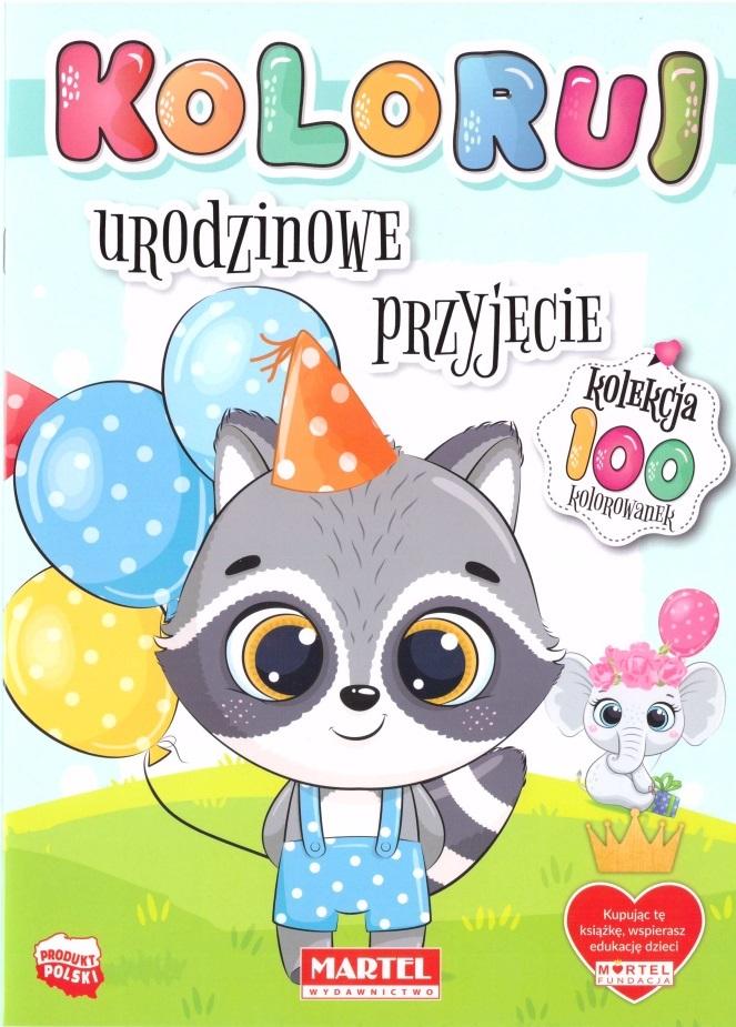 Urodzinowe przyjęcie. Koloruj