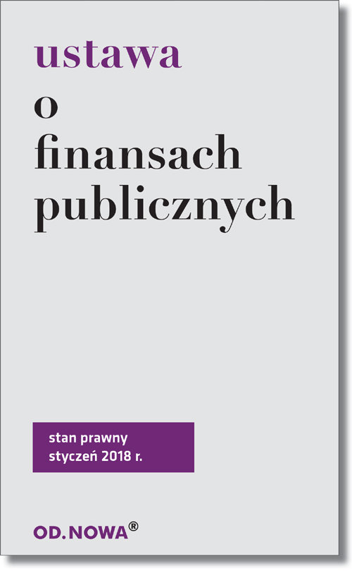 Ustawa o finansach publicznych