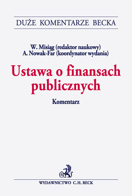 Ustawa o finansach publicznych Komentarz