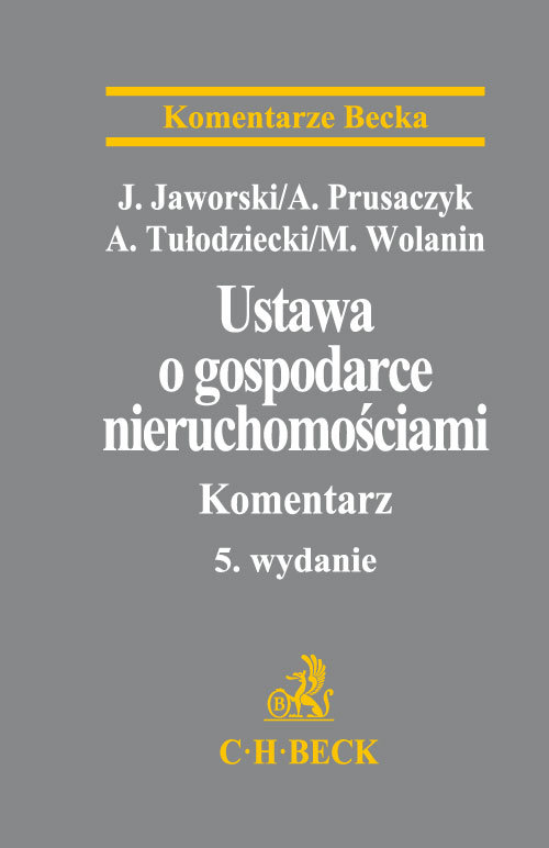 Ustawa o gospodarce nieruchomościami Komentarz