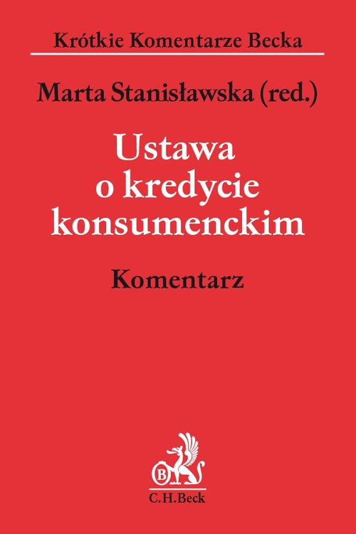 Ustawa o kredycie konsumenckim Komentarz