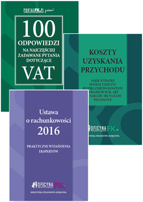 Ustawa o rachunkowości 2016 / Koszty uzyskania przychodu / 100 odpowiedzi na najczęściej zadawane py