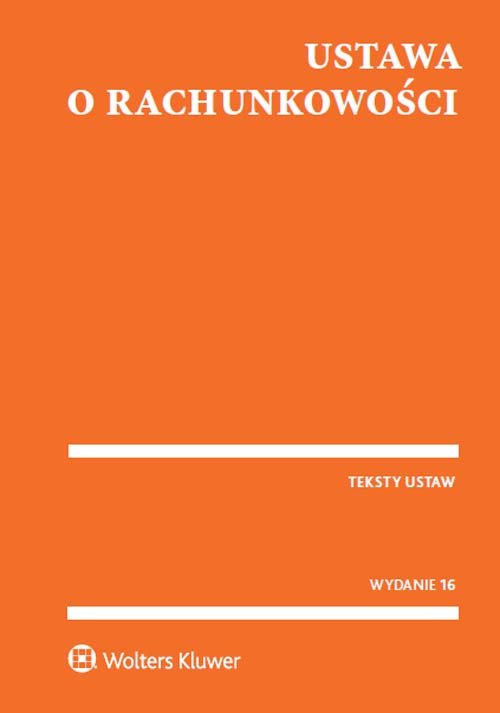 Ustawa o rachunkowości. Teksty ustaw
