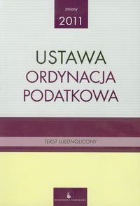 Ustawa ordynacja podatkowa