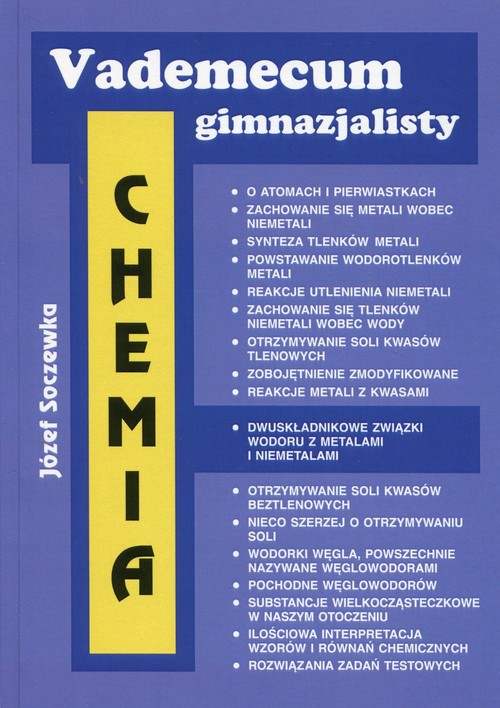 Vademecum gimnazjalisty Chemia