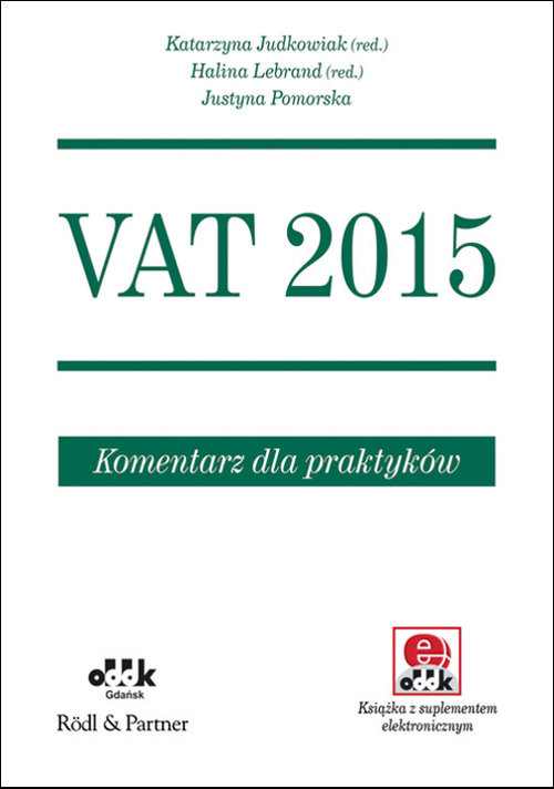 VAT 2015. Komentarz dla praktyków