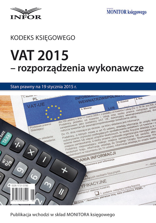 VAT 2015 - rozporządzenia wykonawcze