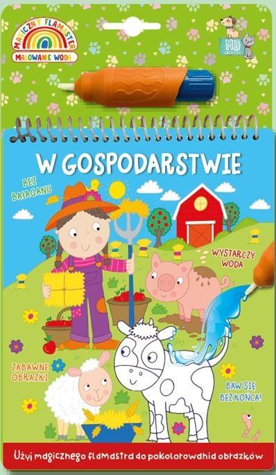 W gospodarstwie. Malowanka z wodnym flamastrem