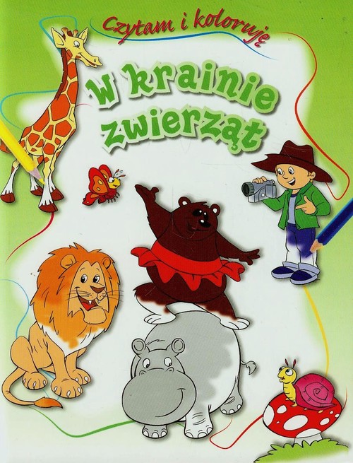 W krainie zwierząt. Czytam i koloruję