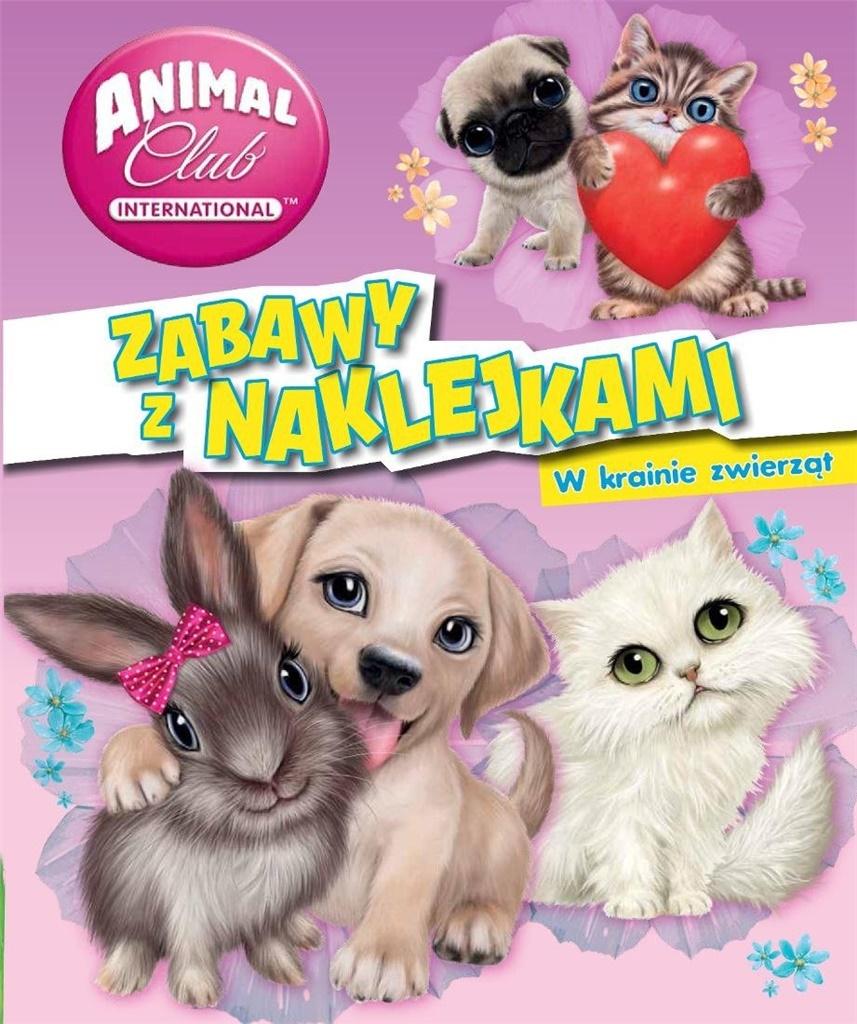 W krainie zwierząt zabawy z naklejkami animal club