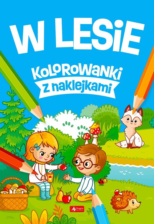 W lesie Kolorowanki z naklejkami