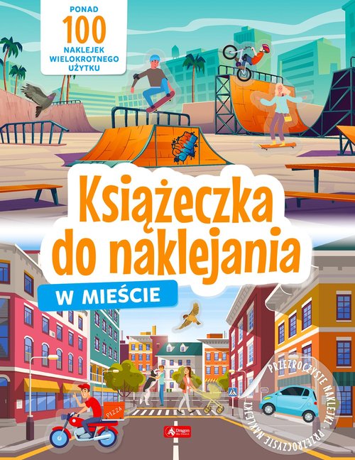 W mieście Książeczka do naklejania
