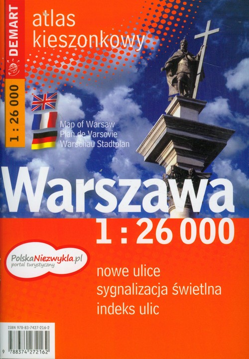 Warszawa kieszonkowy atlas miasta