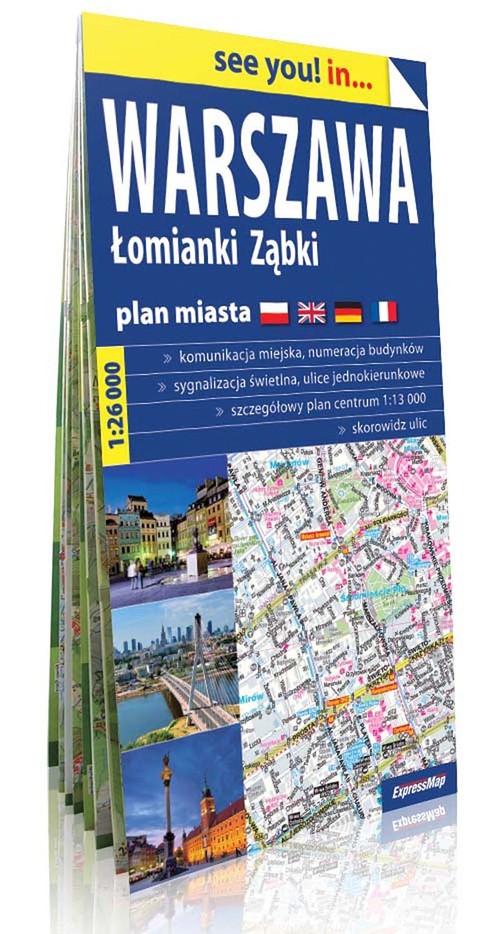 See you! in... Warszawa. Łomianki, Ząbki - plan miasta (skala 1:26 000)