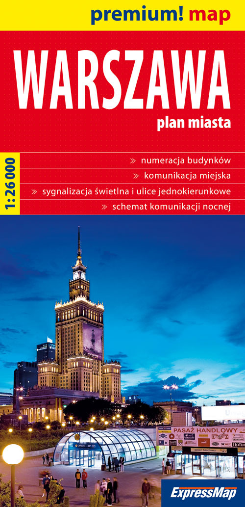 Warszawa mapa 1:26 000