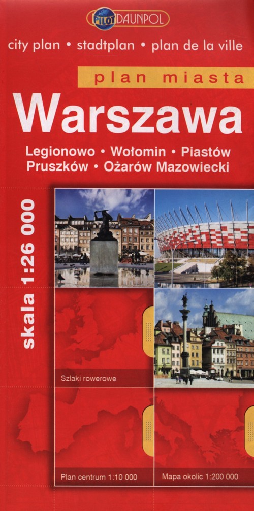 Warszawa plan miasta 1:26 000