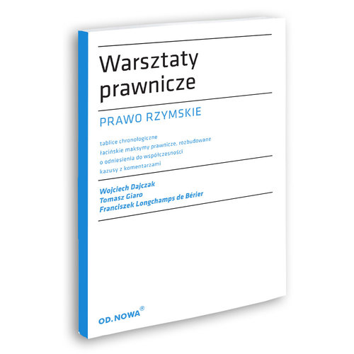 Warsztaty prawnicze Prawo rzymskie