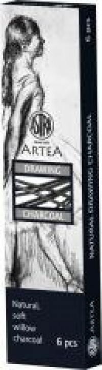 Węgiel rysunkowy 6 sztuk 6-8 mm