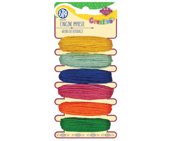 Wełna do dekoracji 6 x 5 metrów - etniczne impresje