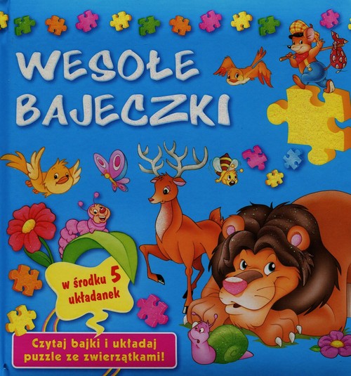 Wesołe bajeczki Książka z puzzlami