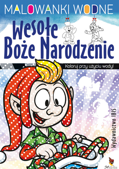 Wesołe Boże Narodzenie Malowanki wodne