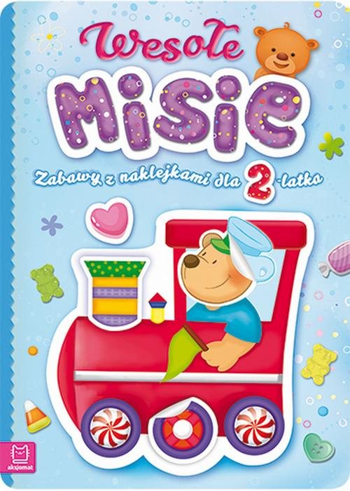Wesołe misie Zabawy z naklejkami dla 2-latka