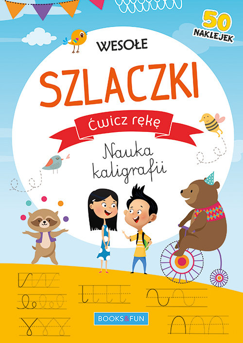 Wesołe szlaczki Ćwicz rękę Nauka kaligrafii