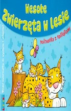 Wesołe zwierzęta w lesie