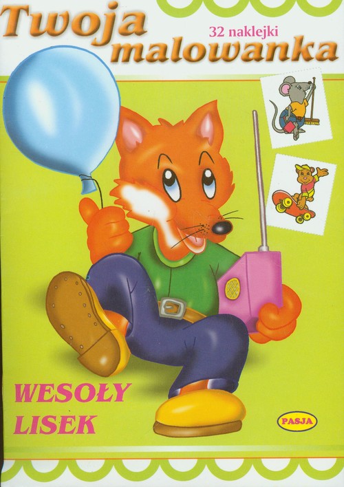 Wesoły lisek Twoja malowanka