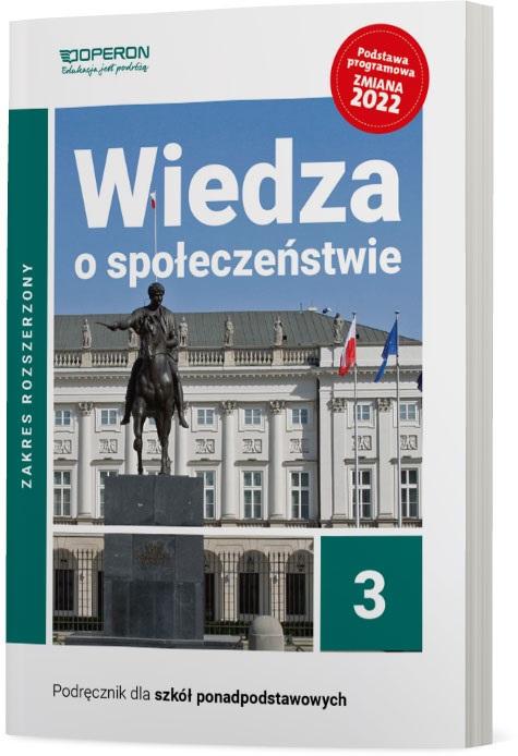 Wiedza o społeczeństwie 3 Podręcznik Zakres rozszerzony.