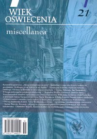 Wiek Oświecenia Tom 21 Miscellanea