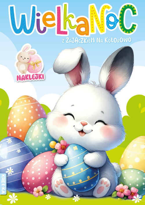 Wielkanoc z zajączkiem na kolorowo