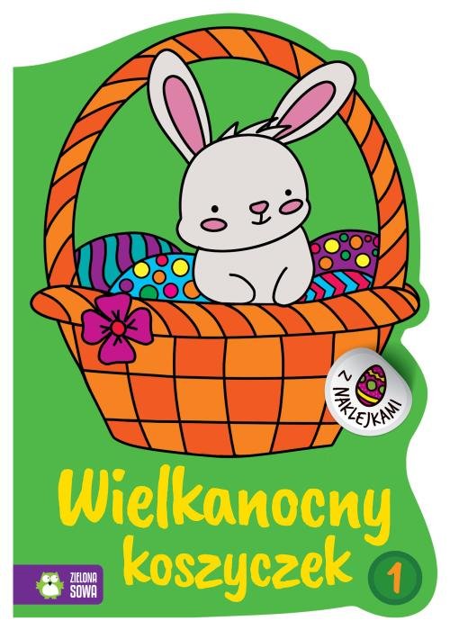 Wielkanocne kolorowanki Wielkanocny koszyczek 1