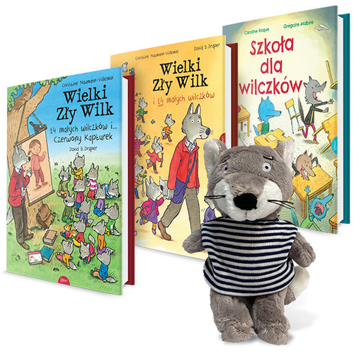 Wielki zły wilk zestaw książeczek