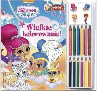 Wielkie kolorowanie zabawy z kredkami 12 kredek