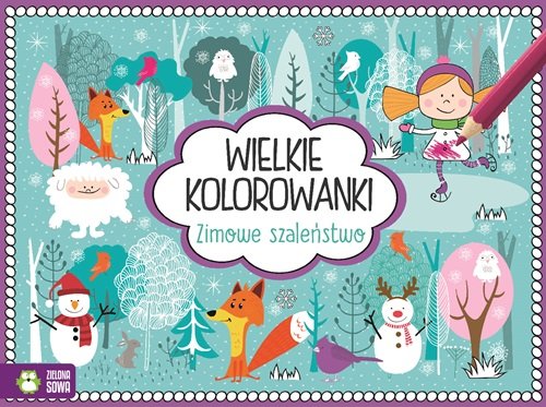 Wielkie kolorowanki Zimowe szaleństwa