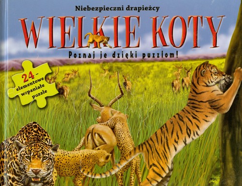 Wielkie koty niebezpieczni drapieżcy Puzzle