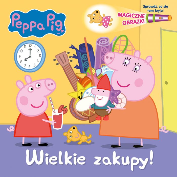 Wielkie zakupy Świnka Peppa magiczne obrazki