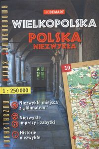 Wielkopolska Polska Niezwykła turystyczny atlas samochodowy