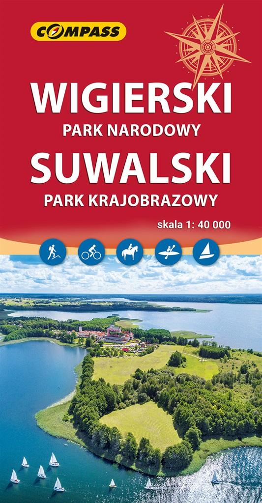 Wigierski Park Narodowy, Suwalski Park Krajobrazowy 1:40 000