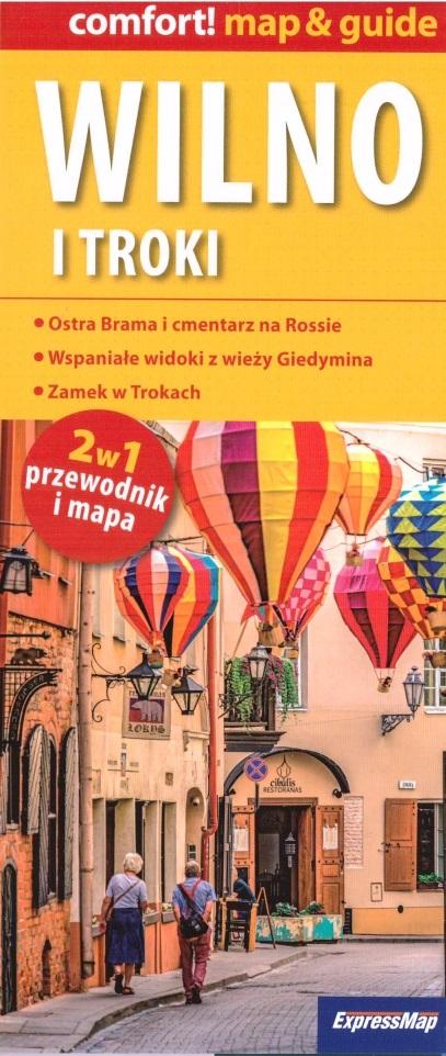 Wilno laminowany map&guide 2w1: przewodnik i mapa