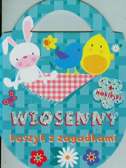 Wiosenny koszyk z zagadkami + naklejki