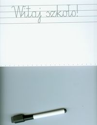 Witaj szkoło! Raczek Pierwsze litery i cyfry