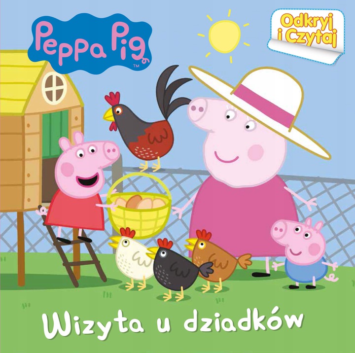 Wizyta u dziadków Świnka Peppa odkryj i czytaj