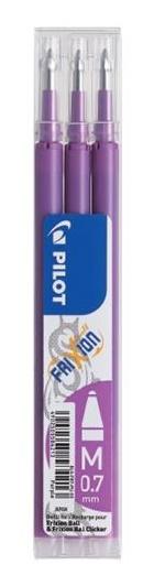 Wkład do wymazywalnego pióra kulkowego Frixion 0,7 jasno fioletowy  3 szt.